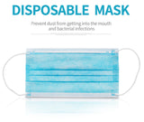 200 X 3 Layer Anti-dust Disposable Face Masks with Elastic Earloop