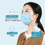 100 X 3 Layer Anti-dust Disposable Face Masks with Elastic Earloop